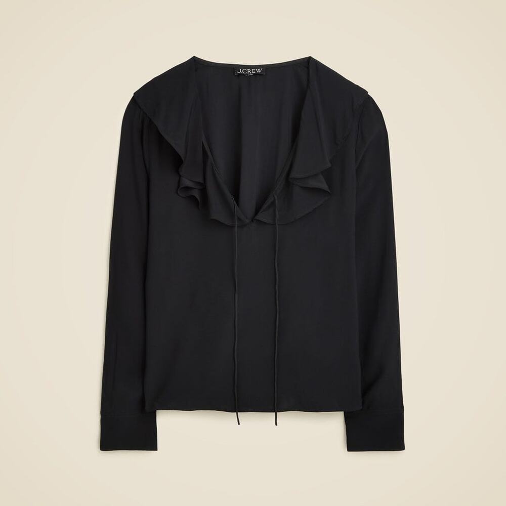 J.CREW Goldie top in satin Size - XL